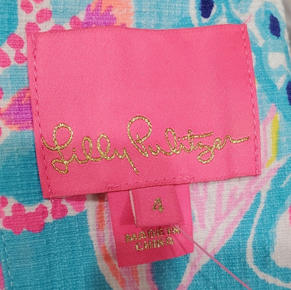 🆕️ Lily Pulitzer Mila Sleeveless Shift Dress Once Upon A Tide - Picture 14 of 16